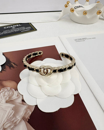 [Ornora Jewelry]Double C Open Bangle