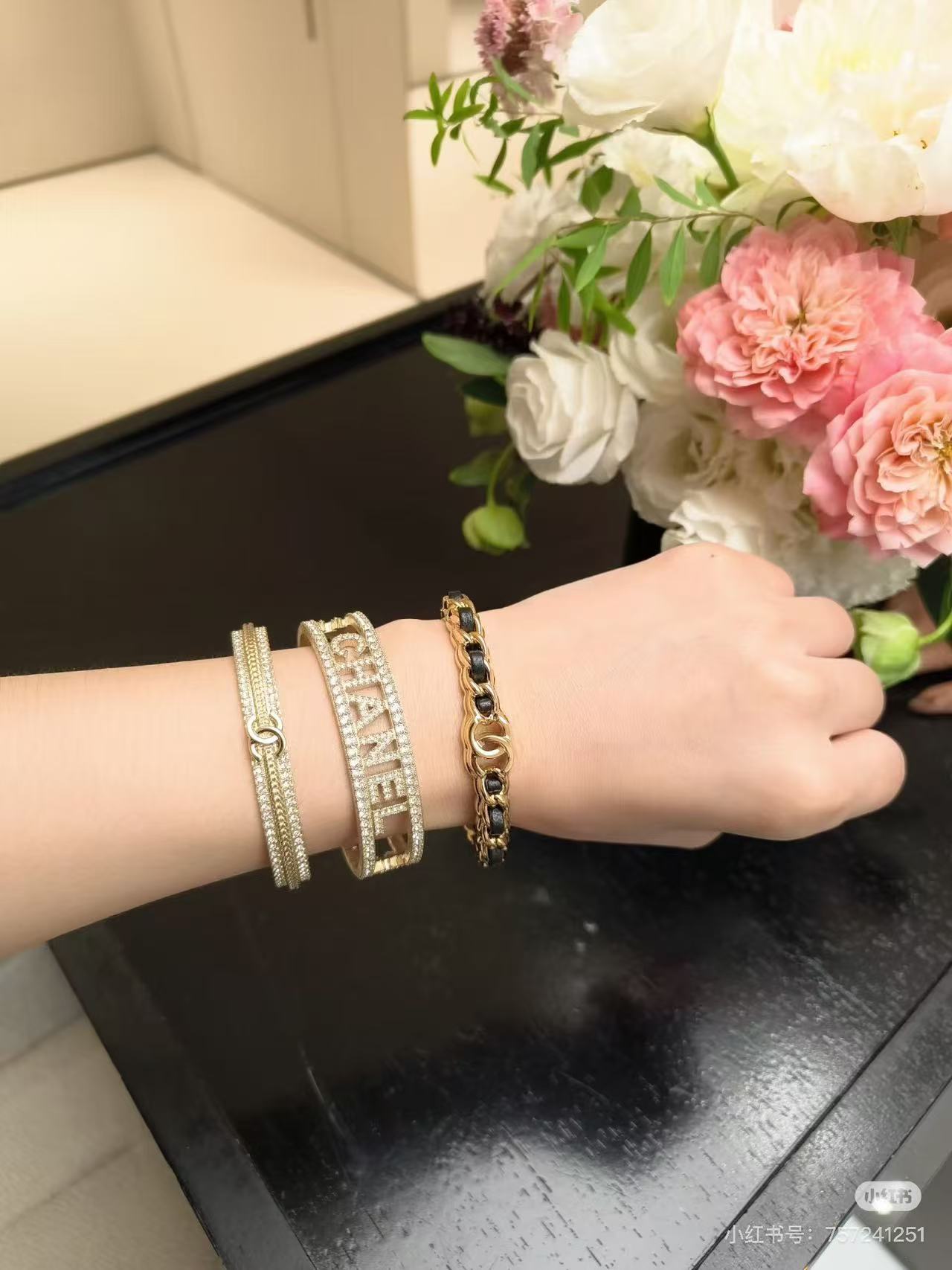 [Ornora Jewelry]Double C Open Bangle