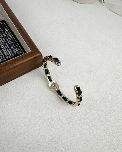[Ornora Jewelry]Double C Open Bangle