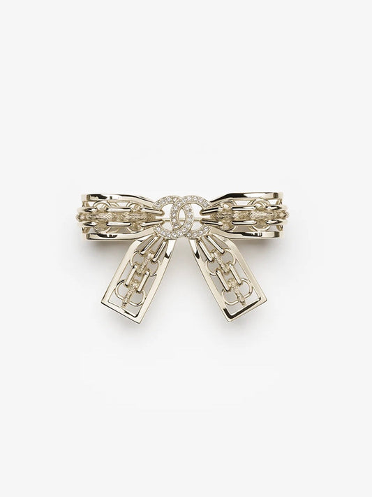 [Ornora Jewelry]25K Hollow Bow Brooch