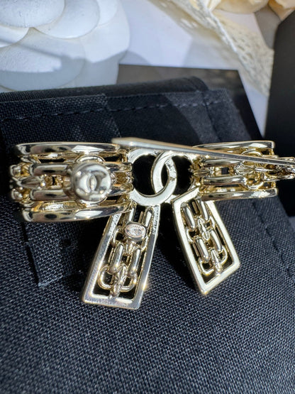 [Ornora Jewelry]25K Hollow Bow Brooch