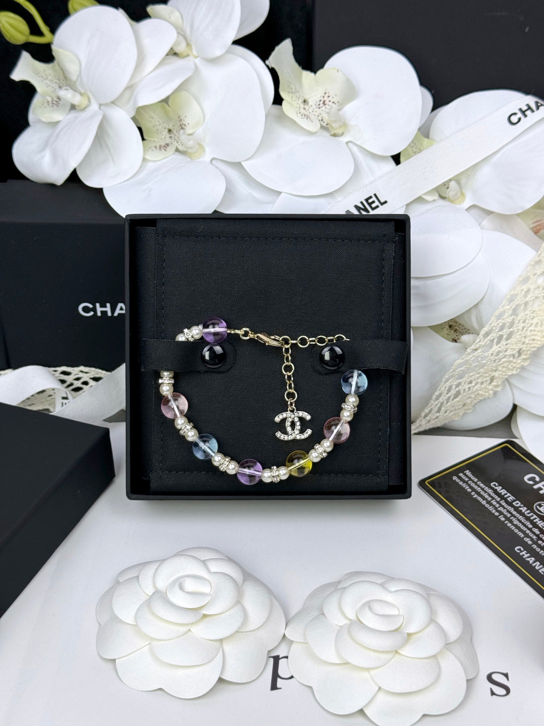 [Ornora Jewelry]Colorful Transparent Resin Bracelet