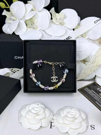 [Ornora Jewelry]Colorful Transparent Resin Bracelet