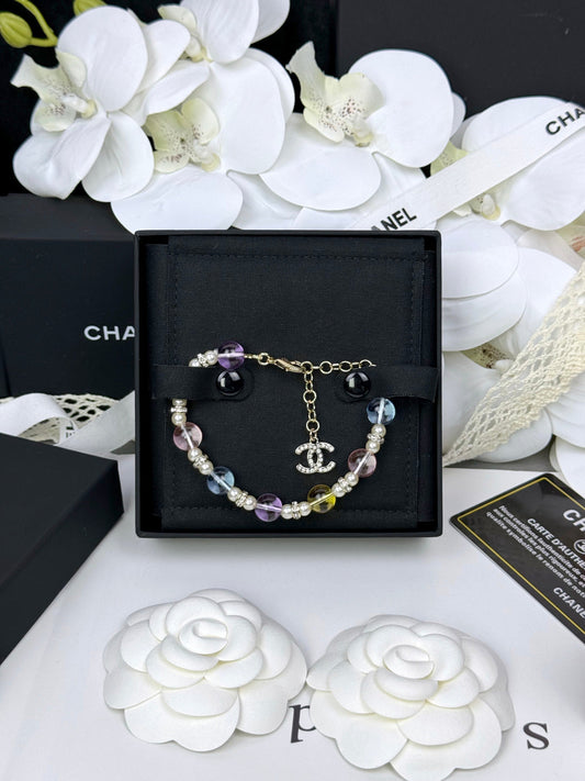 [Ornora Jewelry]Colorful Transparent Resin Bracelet