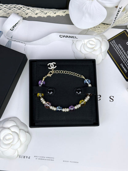 [Ornora Jewelry]Colorful Transparent Resin Bracelet