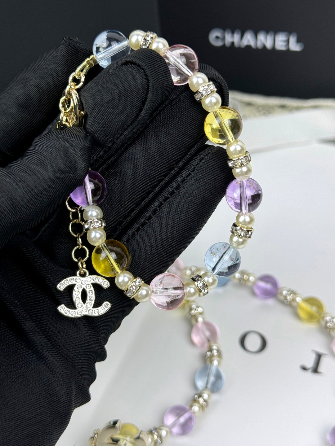 [Ornora Jewelry]Colorful Transparent Resin Bracelet