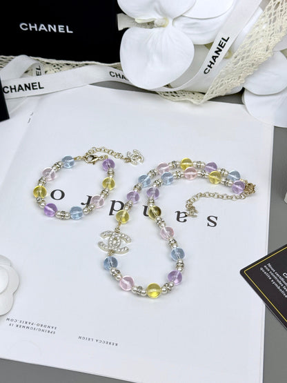 [Ornora Jewelry]Colorful Transparent Resin Bracelet