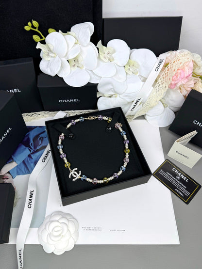 [Ornora Jewelry]26C New Spring Collection Colorful Transparent Resin Necklace
