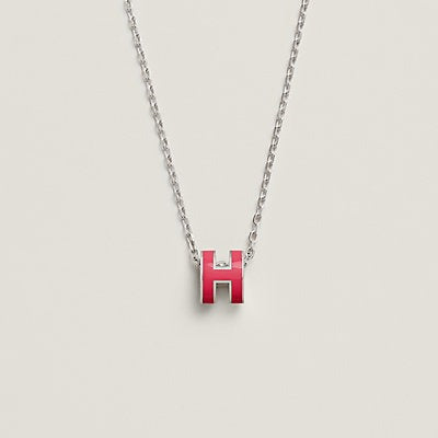 [Ornora Jewelry]H NECKLACE PINK
