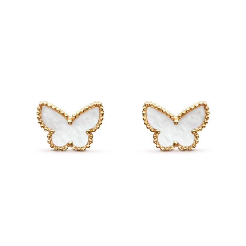 [Ornora Jewelry]SWEET BUTTERFLY MOP EARSTUDS