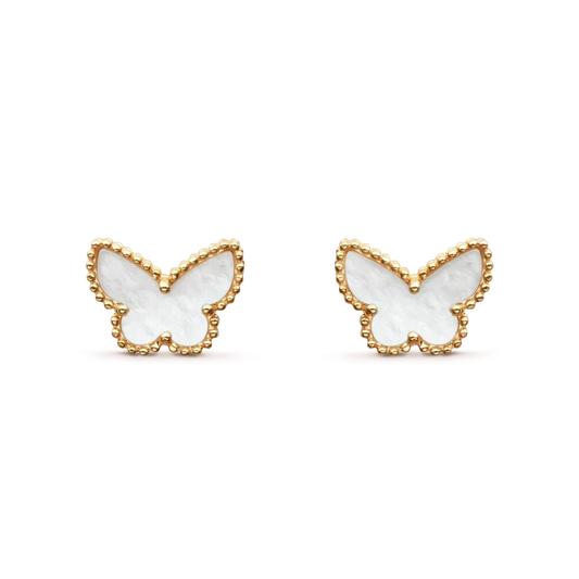 [Ornora Jewelry]SWEET BUTTERFLY MOP EARSTUDS