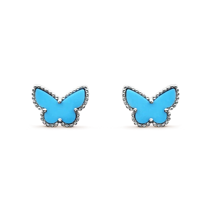 [Ornora Jewelry]BUTTERFLY TURQUOISE EARRINGS SILVER