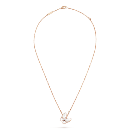 [Ornora Jewelry]BUTTERFLY MOP DIAMOND NECKLACE