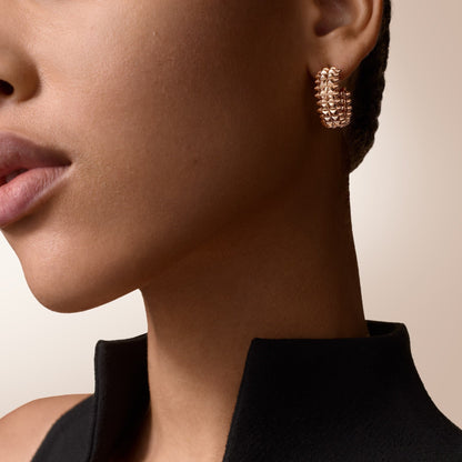 [Ornora Jewelry]CLASH 9.2MM DOUBLE ROW EARRINGS