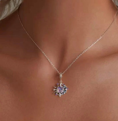 Magic Sun and Moon Pendant Necklace