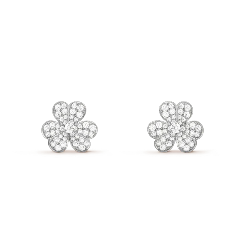 [Ornora Jewelry]CLOVER COMOS DIAMOND EARRINGS SILVER