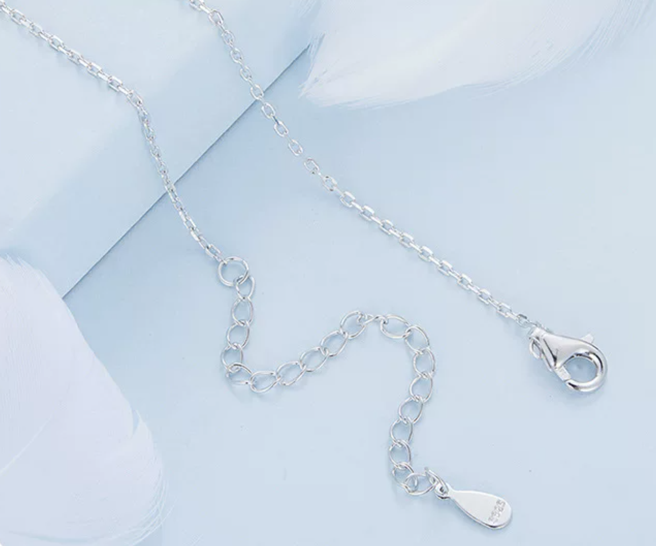 Platinum Bow Necklace