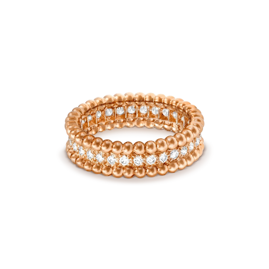 [Ornora Jewelry]PERLEE DIAMOND ROSE GOLD RING
