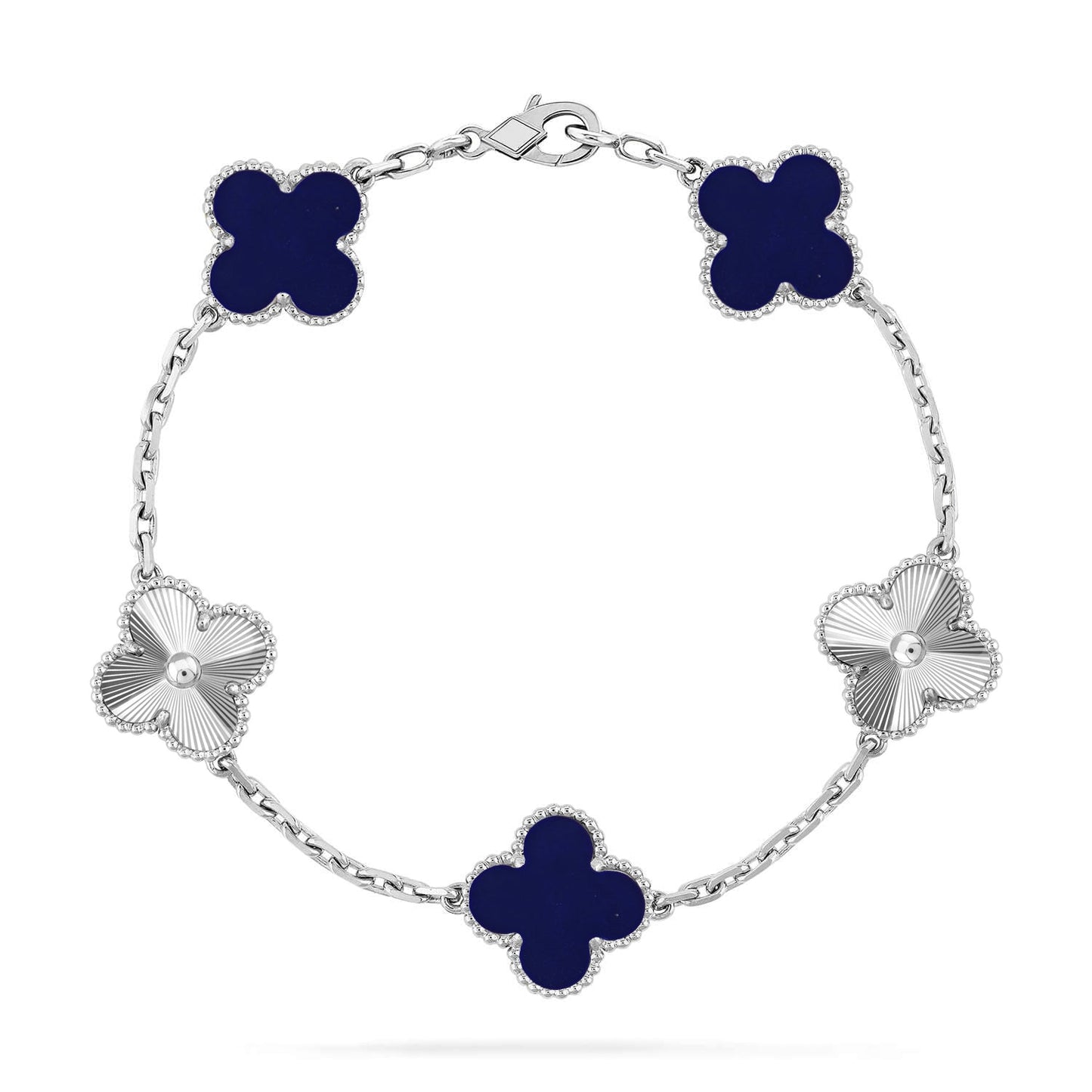 [Ornora Jewelry]CLOVER 5 MOTIF LAPIS LAZULI BRACELET COLLECTION