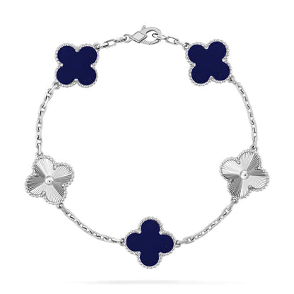 [Ornora Jewelry]CLOVER 5 MOTIF LAPIS LAZULI BRACELET COLLECTION