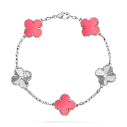 [Ornora Jewelry] CLOVER 5 MOTIFS  PINK MOP BRACELET COLLECTION