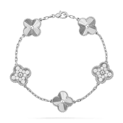 [Ornora Jewelry] CLOVER 5 MOTIF LASER BRACELET COLLECTION