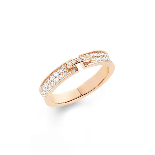 [Ornora Jewelry]ALLIANCE LIENS VIDENCE PAVED DIAMOND 4MM RING