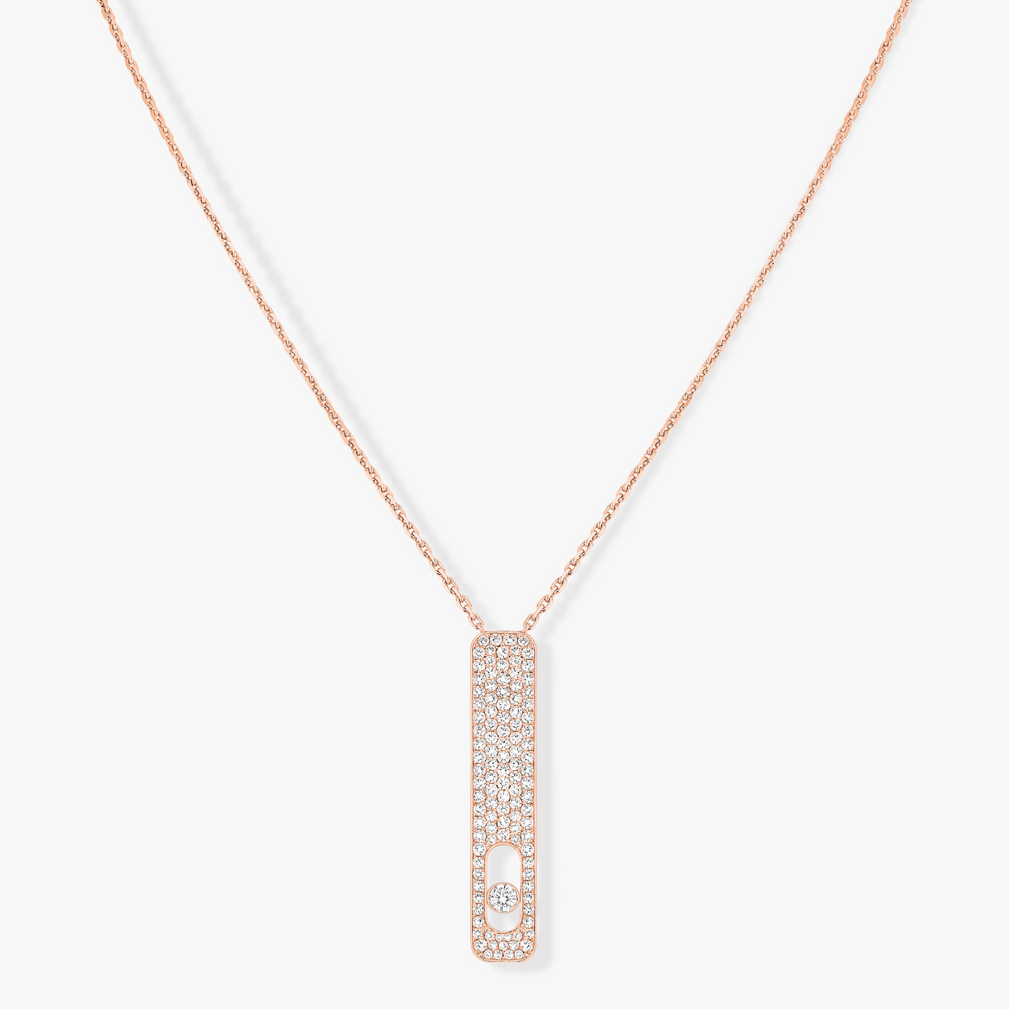 [Ornora Jewelry]MY FIRST DIAMOND PAVED NECKLACE