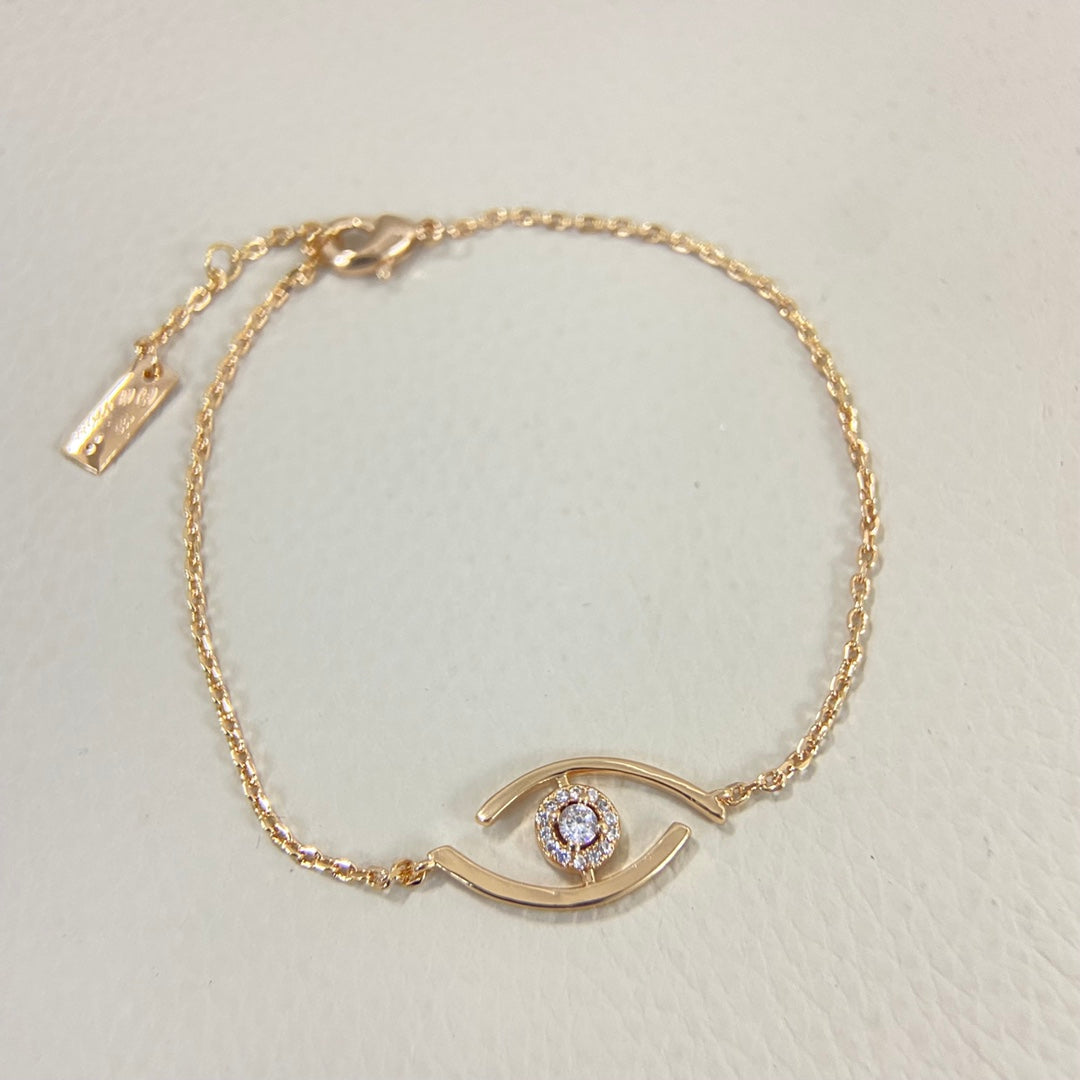 [Ornora Jewelry]Lucky Eye Pave-Set Diamond Bracelet