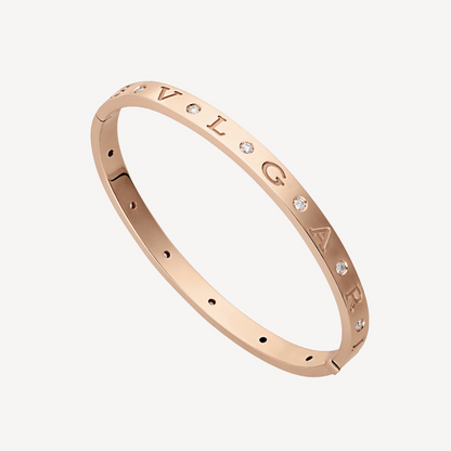 [Ornora Jewelry]ZERO 1 PINK GOLD 12 DIAMONDS BRACELET