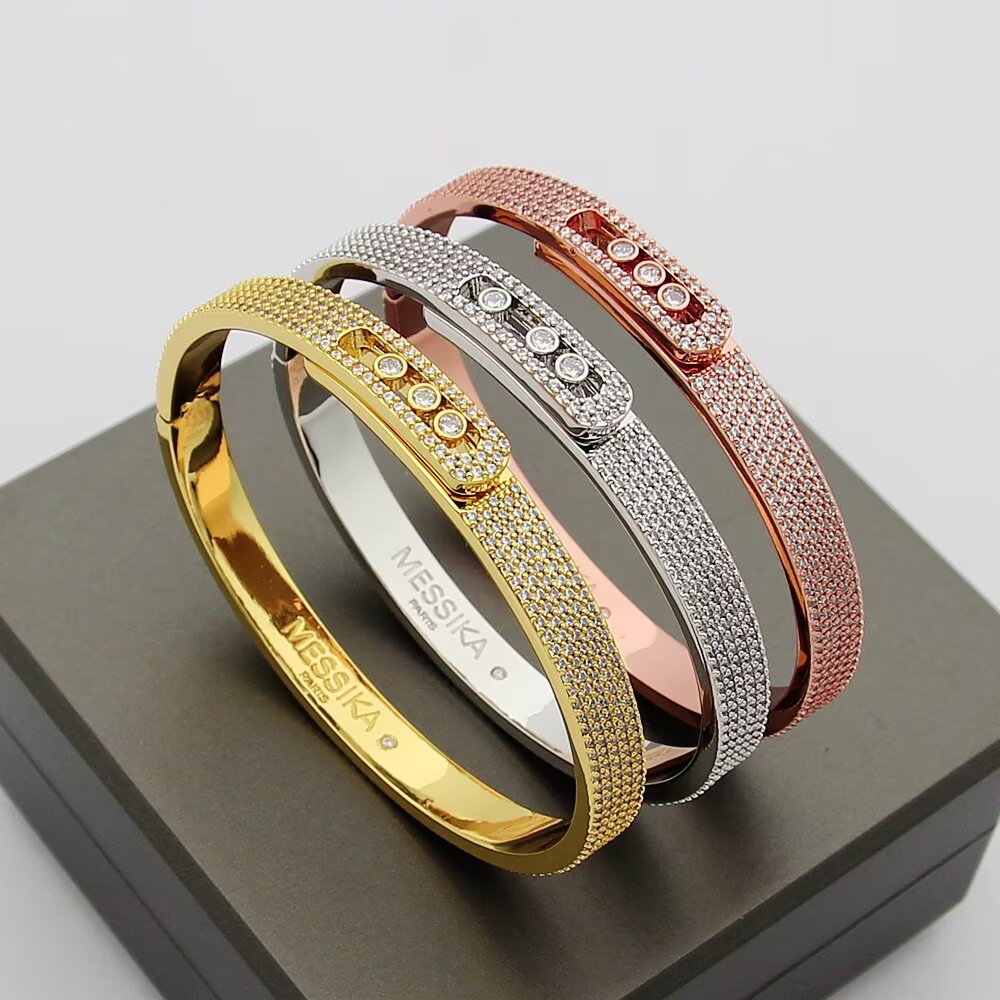 [Ornora Jewelry]Move Noa Full Pavé Diamond Bangle Bracelet