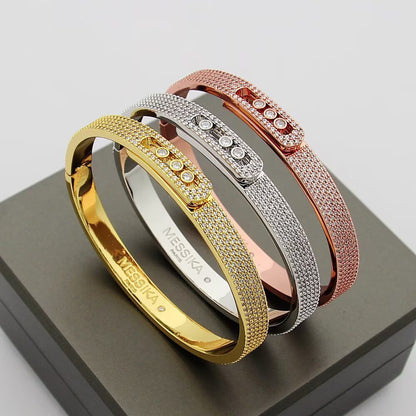 [Ornora Jewelry]Move Noa Full Pavé Diamond Bangle Bracelet