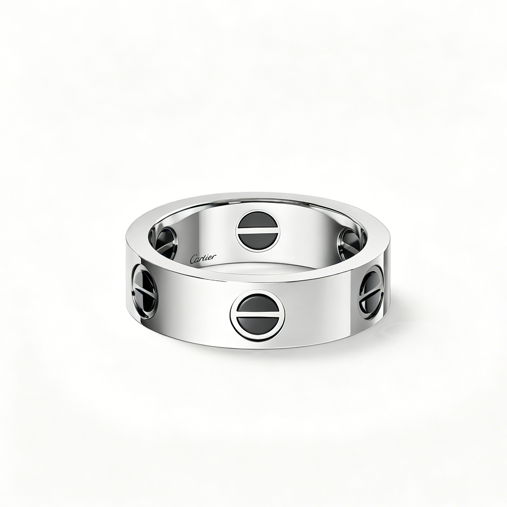 [Ornora Jewelry]LOVE RING 5.5MM NO DIAMONDS  CERAMIC