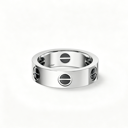 [Ornora Jewelry]LOVE RING 5.5MM NO DIAMONDS  CERAMIC