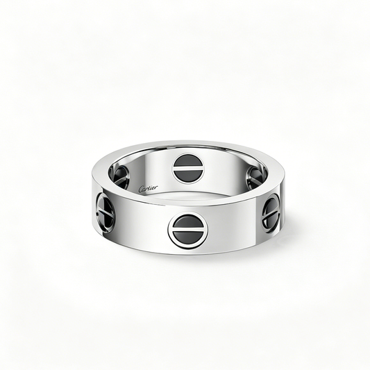 [Ornora Jewelry]LOVE RING 5.5MM NO DIAMONDS  CERAMIC