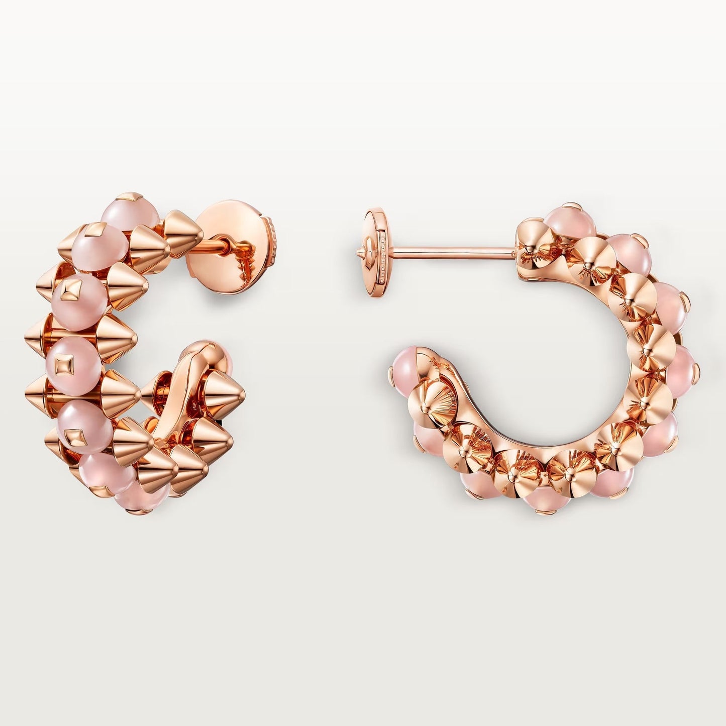 [Ornora Jewelry]CLASH 7.9MM AGATE CHALCEDONY EARRINGS