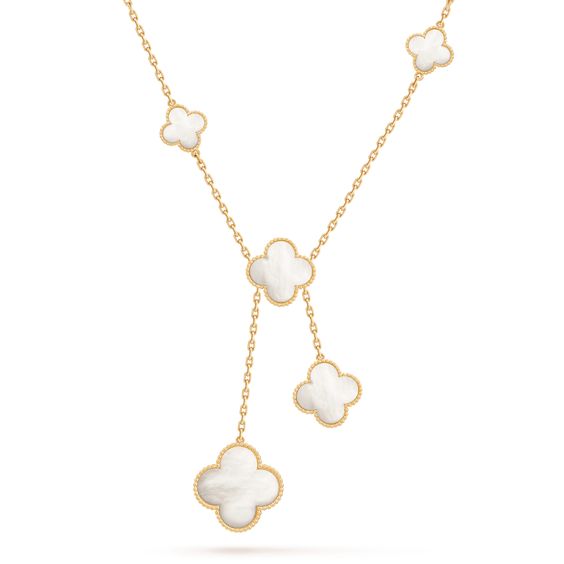 [Ornora Jewelry]CLOVER MOTHER OF PEARL NECKLACE 6 MOTIF