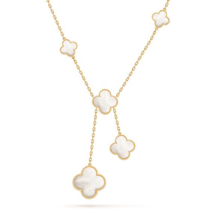 [Ornora Jewelry]CLOVER MOTHER OF PEARL NECKLACE 6 MOTIF