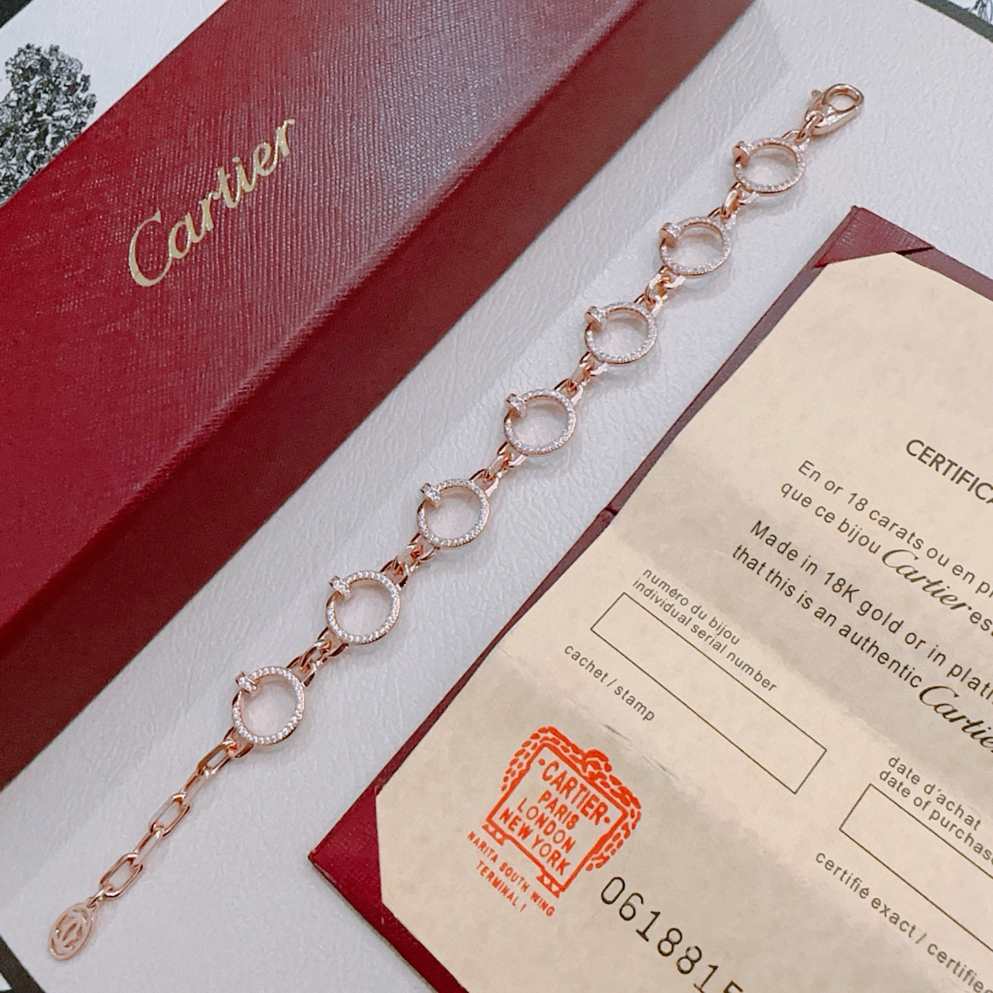 [Ornora Jewelry Jewelry] LOVE&JUSTE BRACELET DIAMONDS