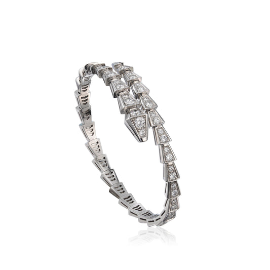 [Ornora Jewelry]SERPENTI BRACELET 6MM SILVER DIAMOND