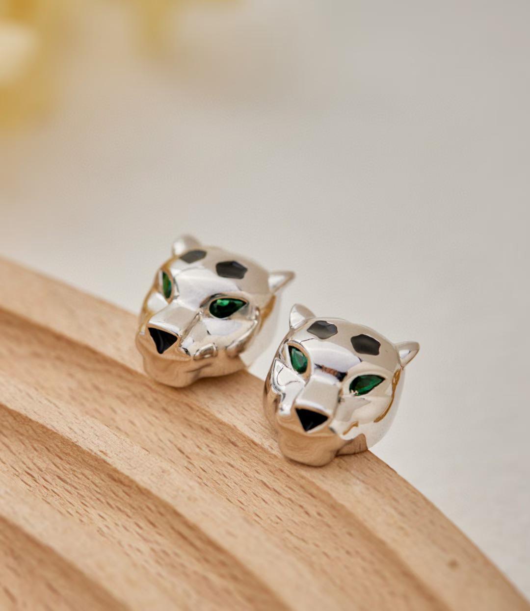 [Ornora Jewelry]CHRRTAH-PRINT STUD EARRINGS, THREE COLORS
