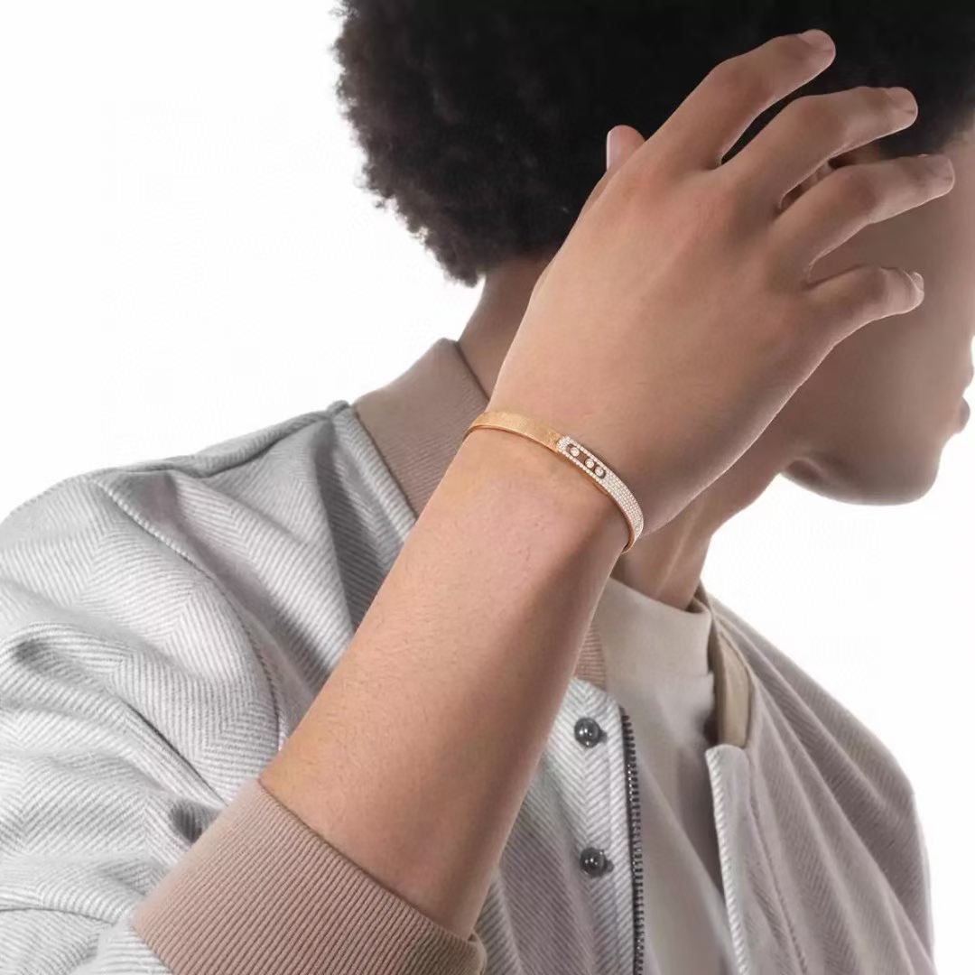 [Ornora Jewelry]2026 BRAND-NEW FROSTED BRACELET WITH DIAMONDS THREE COLORS