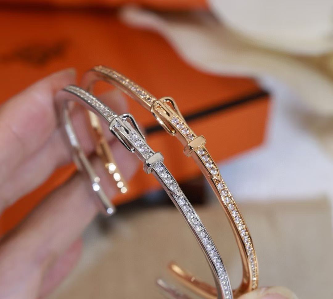 [Ornora Jewelry]DIAMOND-ENCRUSTED BRACELET THREE COLORS