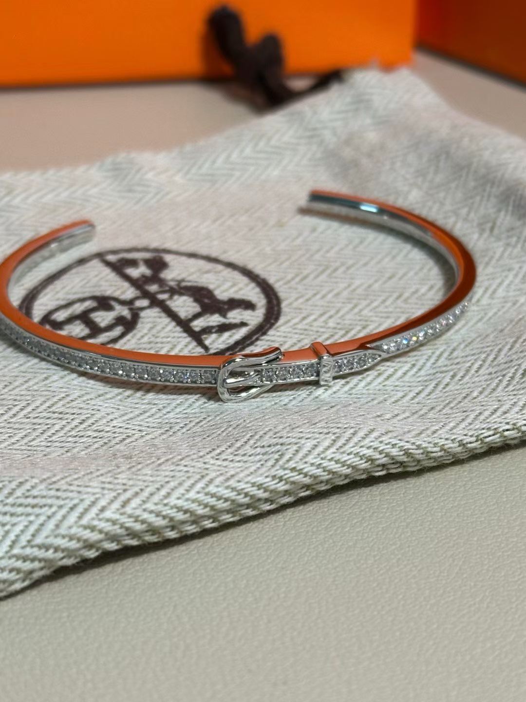 [Ornora Jewelry]DIAMOND-ENCRUSTED BRACELET THREE COLORS