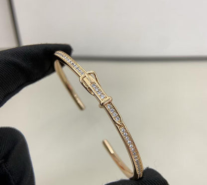 [Ornora Jewelry]DIAMOND-ENCRUSTED BRACELET THREE COLORS