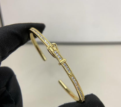 [Ornora Jewelry]DIAMOND-ENCRUSTED BRACELET THREE COLORS