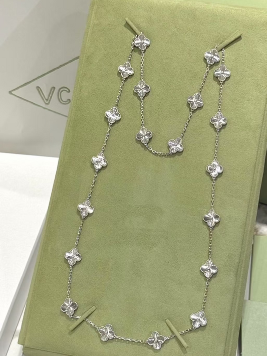 [Ornora Jewelry]CLOVER 20 MOTIFS SILVER LASER
