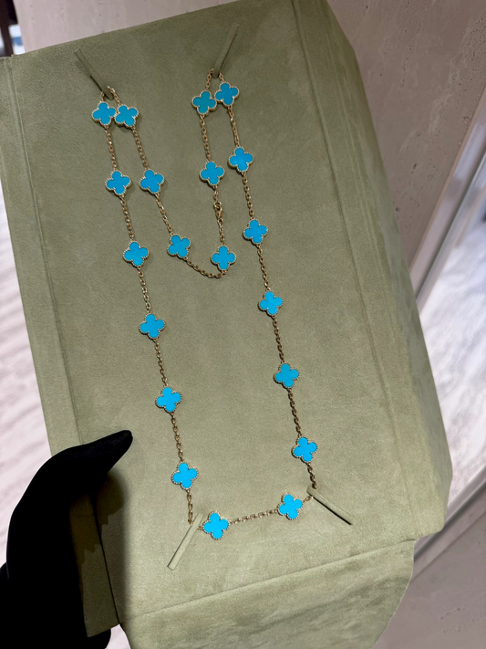 [Ornora Jewelry]CLOVER 20 MOTIFS TURQUOISE GOLD