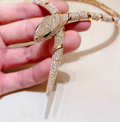 [Ornora Jewelry]HAUTE COUTURE GOLD SERPENTI NECKLACE