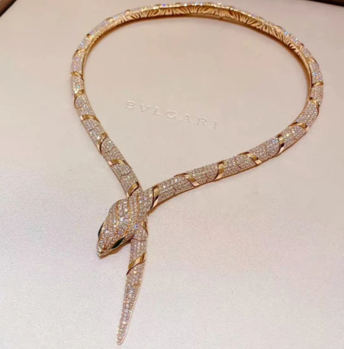 [Ornora Jewelry]HAUTE COUTURE GOLD SERPENTI NECKLACE
